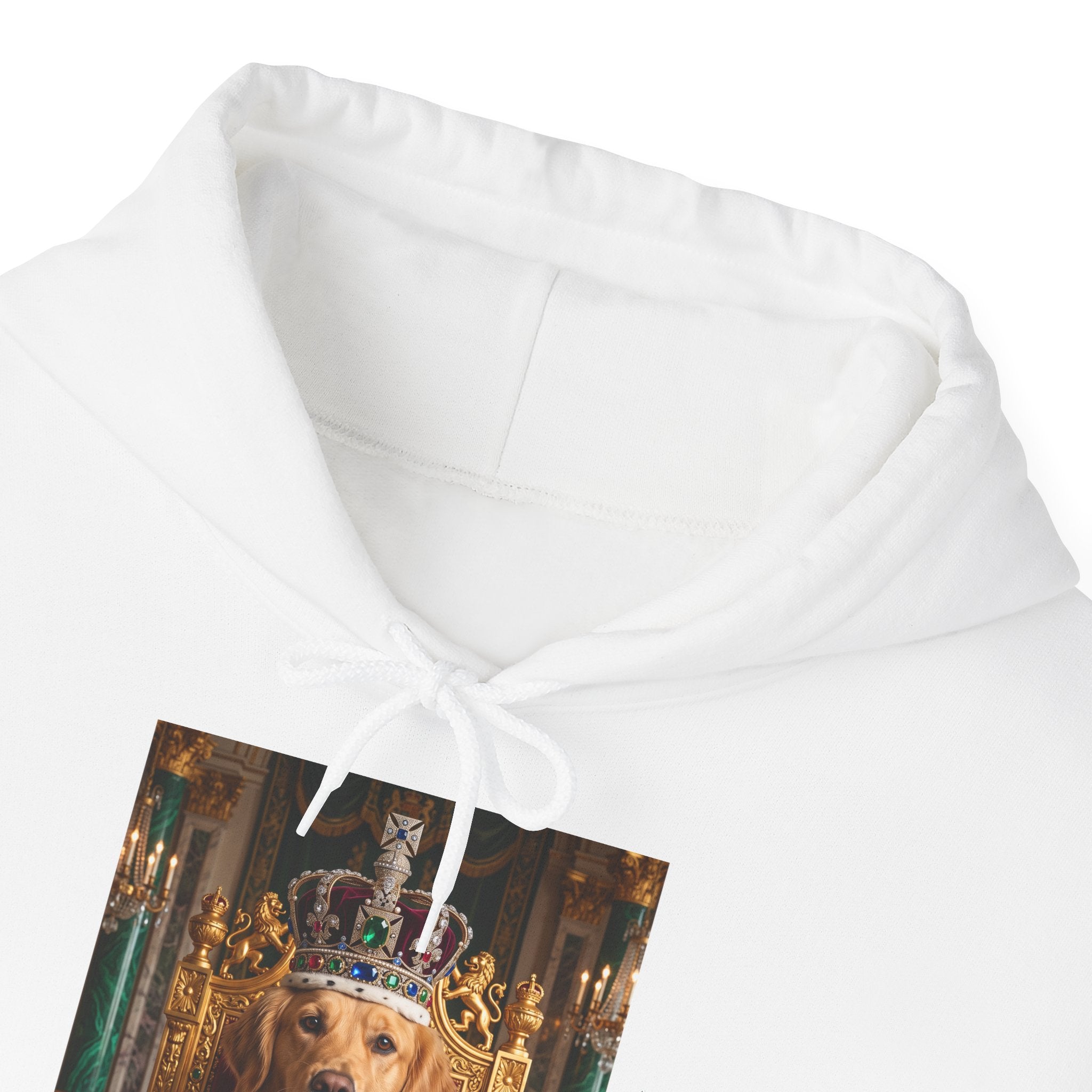 Personalized King Dog Hoodie | Regal Canine Graphic Sweatshirt