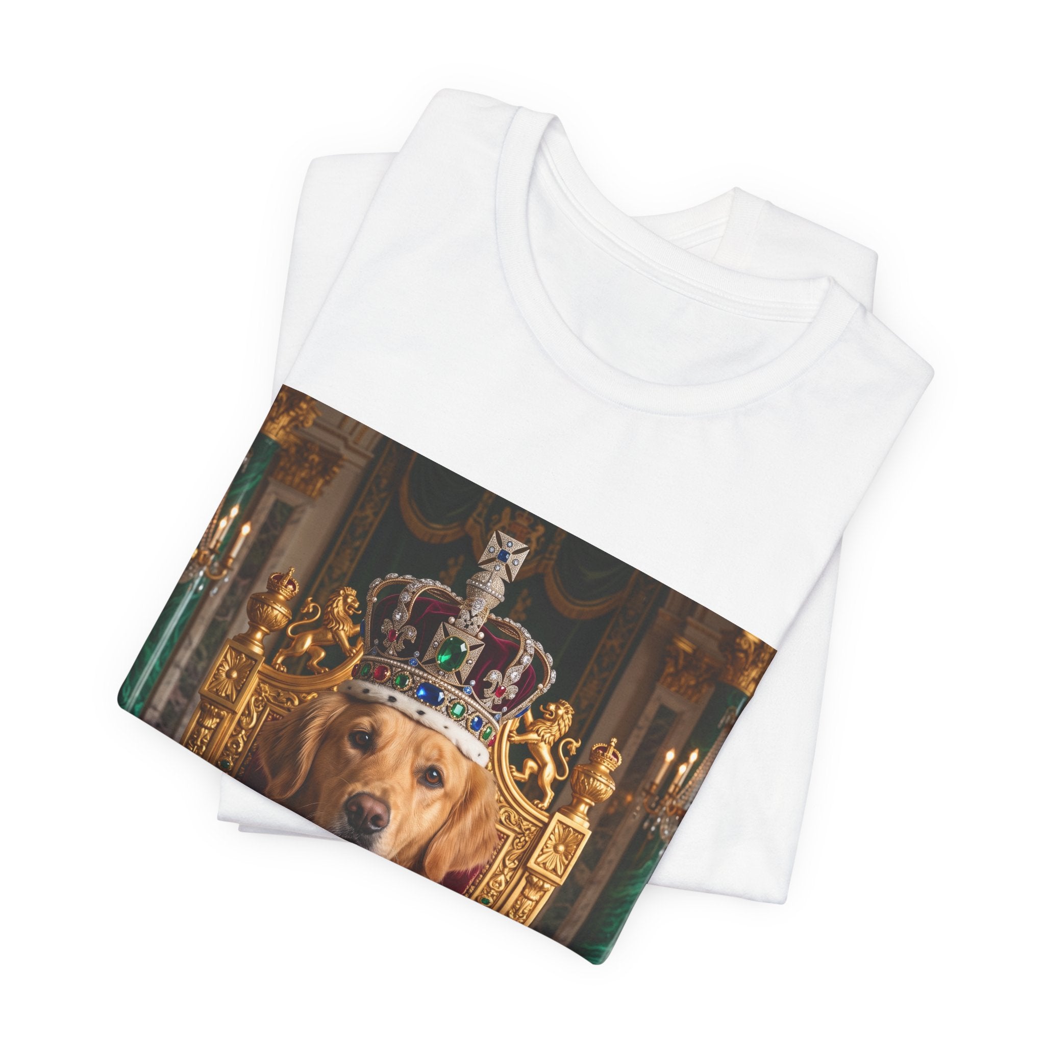 Custom King Dog Shirt | Personalized Dog Face Unisex T-Shirt