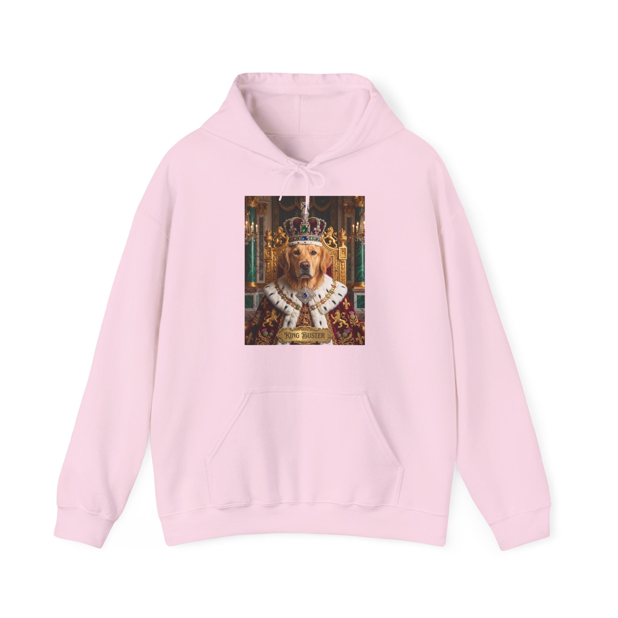 Personalized King Dog Hoodie | Regal Canine Graphic Sweatshirt